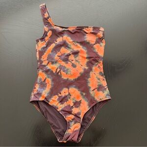 Ulla Johnson Tie dye One Piece One Shoulder Swimwear Size P (XS)